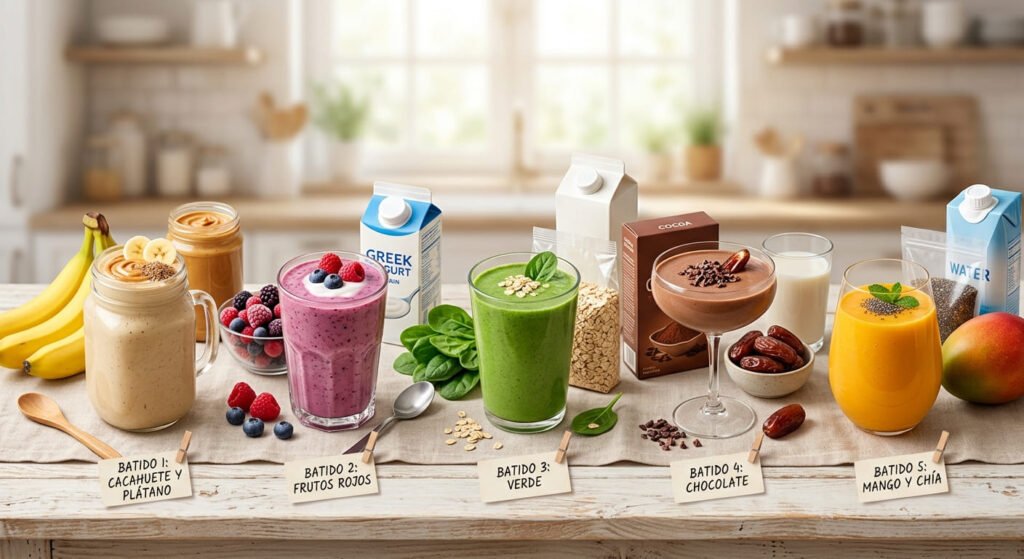 Los mejores batidos de proteinas