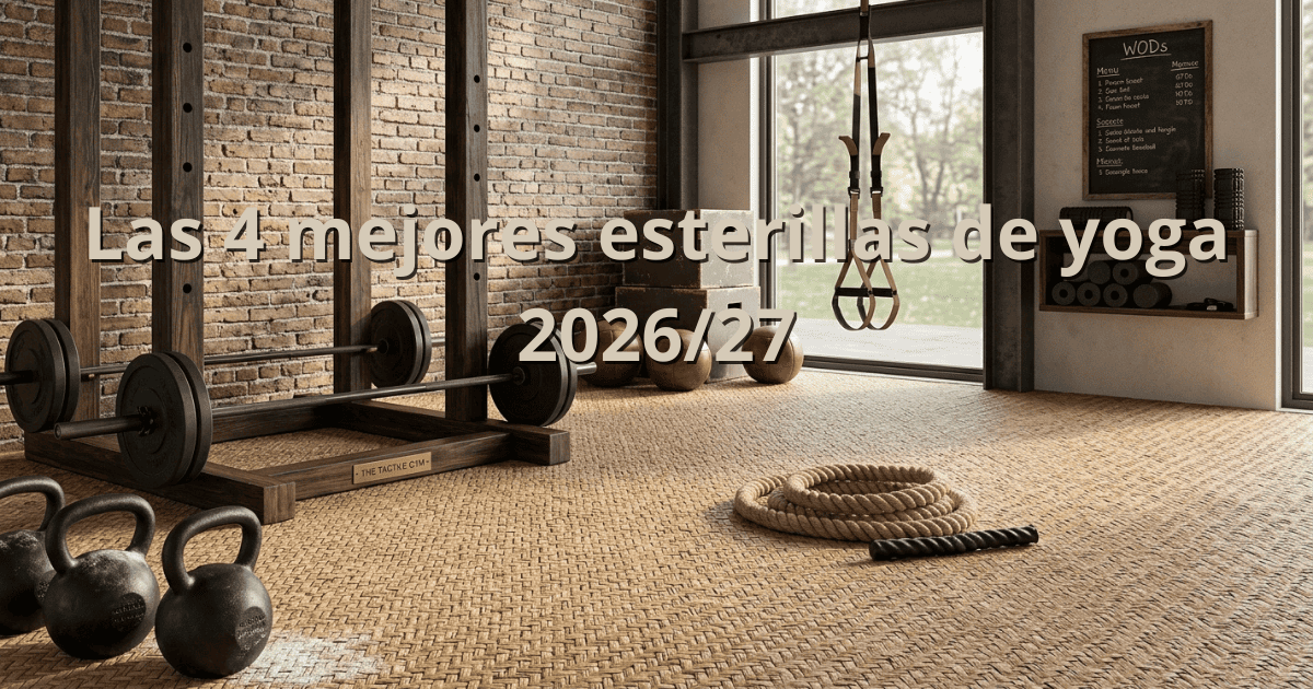 Las 4 mejores esterillas de yoga antideslizantes por menos de 30€ (Comparativa 2026)