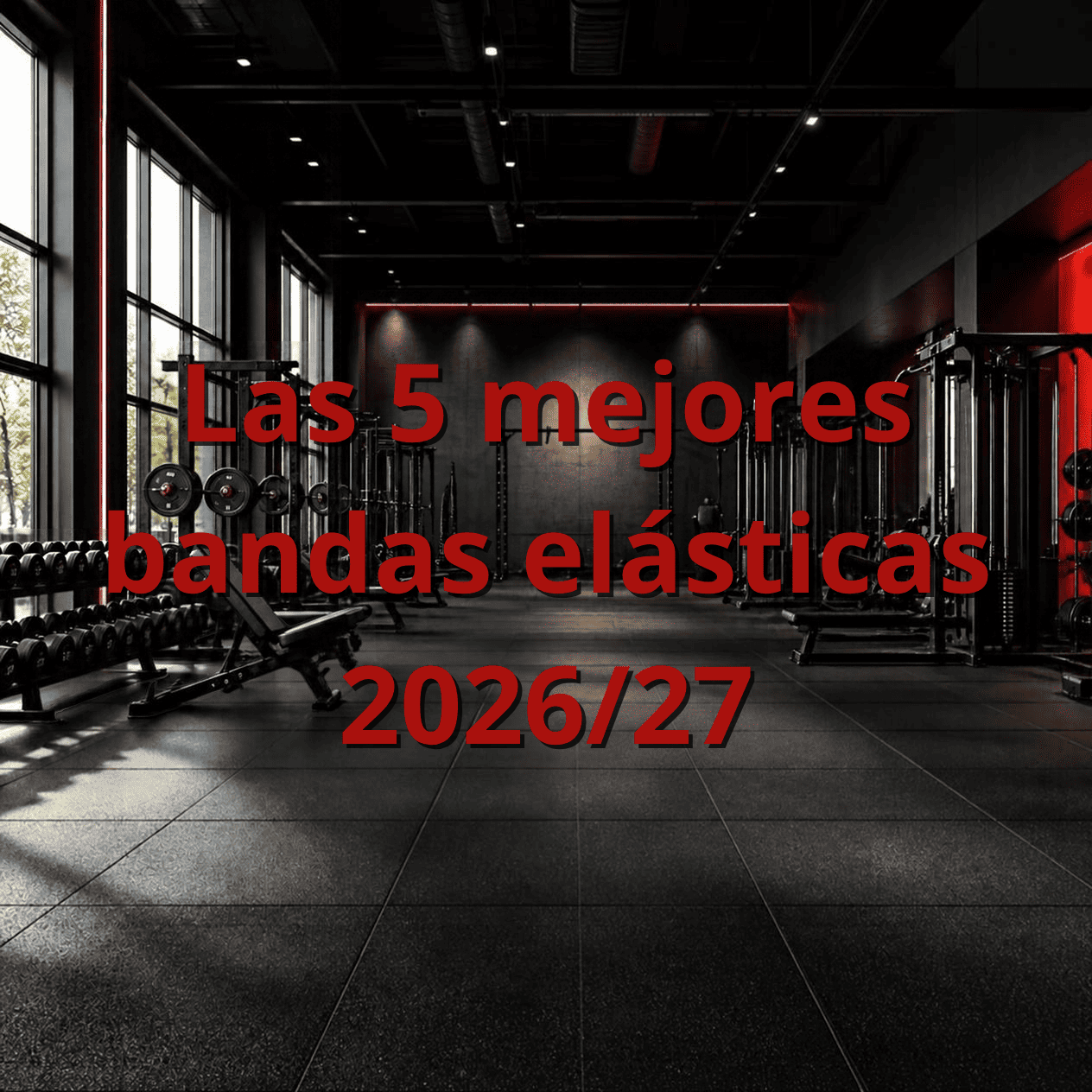 Las 5 mejores bandas elásticas para entrenar en casa en 2026 (Guía honesta)